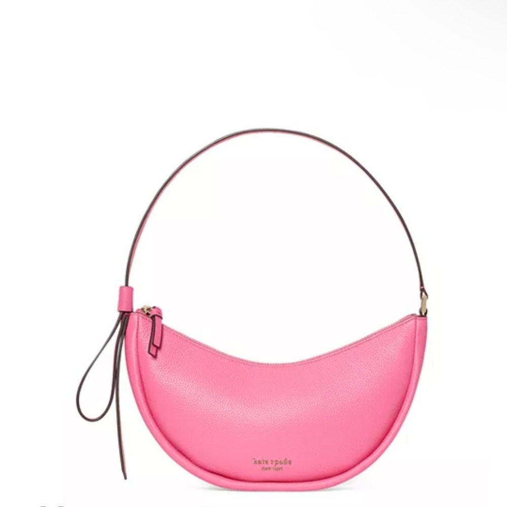 Kate Spade Pink Leather Women's crescent Bag